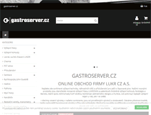 Tablet Screenshot of gastroserver.cz